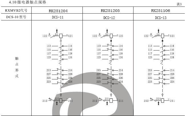 DCS-13雙位置繼電器結(jié)構(gòu)，外形尺寸及安裝開孔圖。