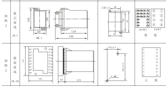 DS-22、DS-22C外形殼體及安裝尺寸圖