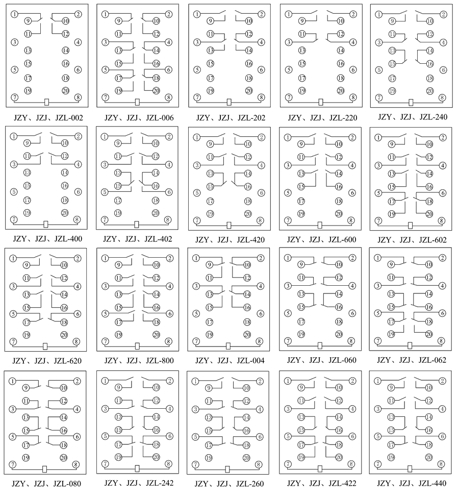 JZL-620內(nèi)部接線圖